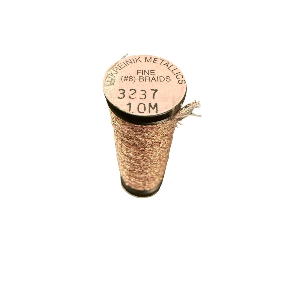 Kreinik Fine #8 Braid 10M Rose Quartz Metallic Thread 3237